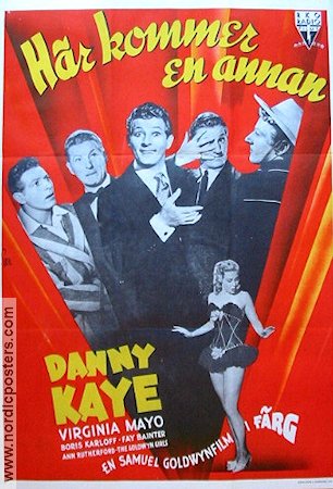 The Secret Life of Walter Mitty 1947 movie poster Danny Kaye Virginia Mayo Boris Karloff