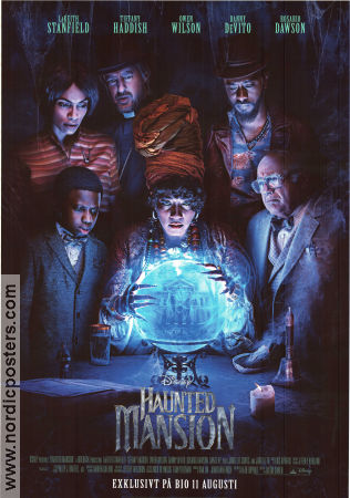 Haunted Mansion 2023 movie poster LaKeith Stanfield Rosario Dawson Owen Wilson Justin Simien