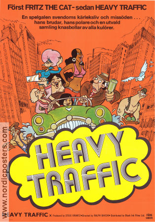 Heavy Traffic 1973 poster Joseph Kaufmann Ralph Bakshi