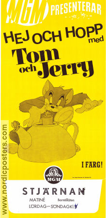 Tom and Jerry 1969 movie poster Tom and Jerry Mel Blanc Joseph Barbera Animation From TV