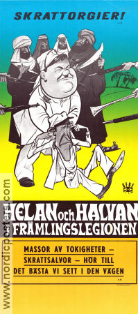 The Flying Deuces 1939 movie poster Stan Laurel Oliver Hardy Jean Parker Helan och Halvan A Edward Sutherland