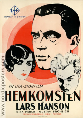 Heimkehr 1928 movie poster Lars Hanson Dita Parlo Joe May