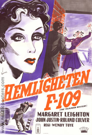 The Teckman Mystery 1954 poster Margaret Leighton Wendy Toye