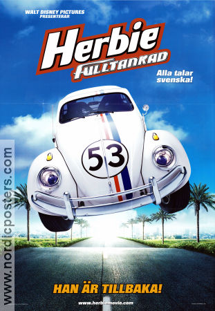 Herbie Fully Loaded 2005 movie poster Lindsay Lohan Michael Keaton Angela Robinson Find more: Herbie Cars and racing