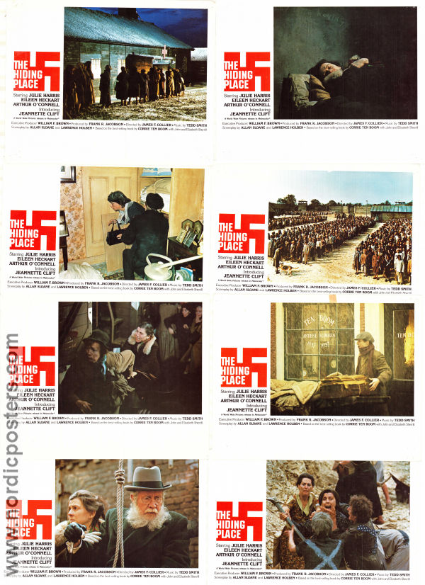 The Hiding Place 1975 lobby card set Julie Harris Jeannette Clift Arthur O´Connell James F Collier Find more: Nazi