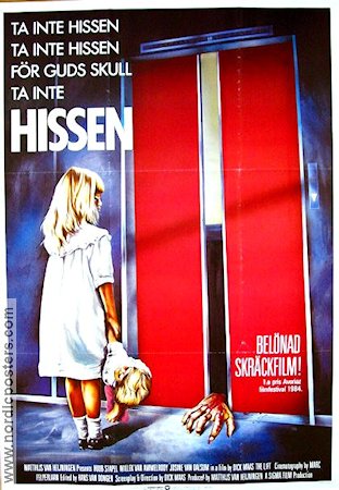 De Lift 1987 movie poster Huub Stapel Dick Maas Country: Netherlands