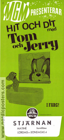 Hit och dit med Tom och Jerry 1969 movie poster Tom and Jerry Animation