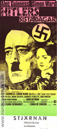 Hitler: The Last Ten Days 1973 movie poster Alec Guinness Simon Ward Adolfo Celi Ennio De Concini Find more: Adolf Hitler Find more: Nazi