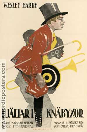 Penrod 1922 movie poster Wesley Barry Tully Marshall Marshall Neilan
