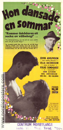 One Summer of Happiness 1951 movie poster Ulla Jacobsson Folke Sundquist Edvin Adolphson Arne Mattsson