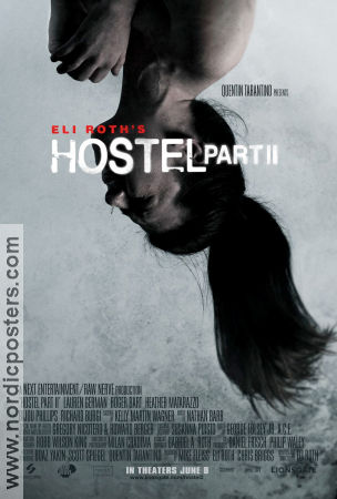 Hostel part II 2007 poster Lauren German Eli Roth