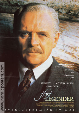 Legends of the Fall 1994 poster Anthony Hopkins Edward Zwick