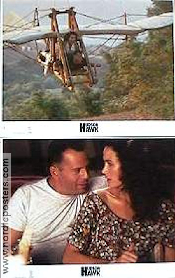 Hudson Hawk 1991 lobby card set Bruce Willis Danny Aiello Andie MacDowell