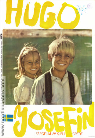 Hugo and Josephine 1967 movie poster Fredrik Becklén Marie Öhman Beppe Wolgers Kjell Grede Writer: Maria Gripe Kids