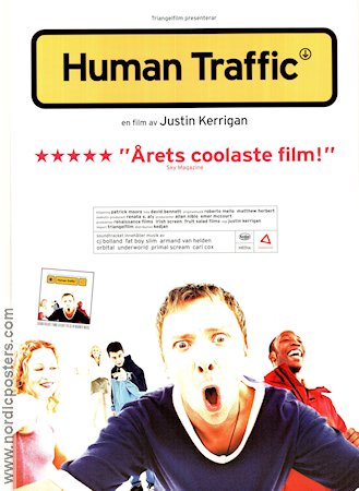 Human Traffic 1999 movie poster John Simm Lorraine Pilkington Shaun Parkes Justin Kerrigan