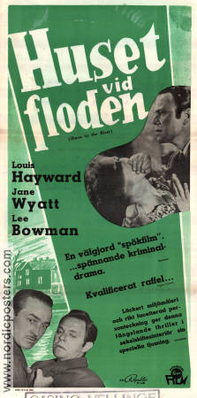House by the River 1950 movie poster Louis Hayward Lee Bowman Jane Wyatt Fritz Lang