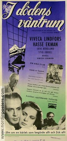 I dödens väntrum 1946 movie poster Viveca Lindfors Hasse Ekman Medicine and hospital