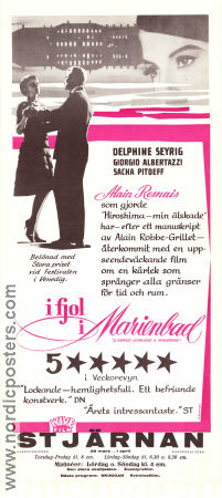 L´annee derniere a Marienbad 1961 movie poster Delphine Seyrig Giorgio Albertazzi Sacha Pitoeff Alain Resnais