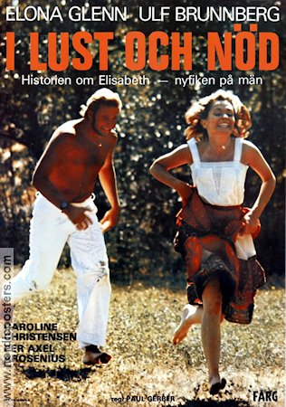 I lust och nöd 1976 movie poster Ulf Brunnberg Elona Glenn
