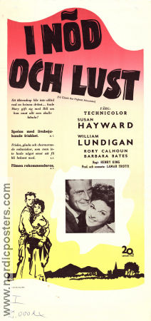 I´d Climb the Highest Mountain 1951 movie poster Susan Hayward William Lundigan Rory Calhoun Henry King