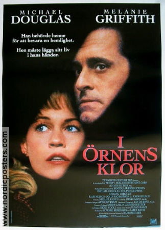 Shining Through 1992 movie poster Michael Douglas Melanie Griffith Liam Neeson David Seltzer