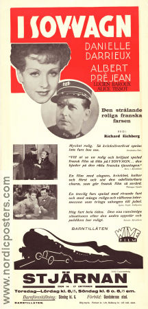 Le controleur des wagons-lits 1935 movie poster Albert Préjean Danielle Darrieux Lucien Baroux Richard Eichberg