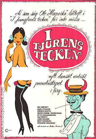 I Tyrens tegn 1974 poster Ole Söltoft Werner Hedman