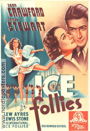 The Ice Follies of 1939 1939 movie poster Joan Crawford James Stewart Reinhold Schünzel