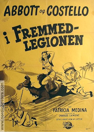 In the Foreign Legion 1951 movie poster Abbott and Costello