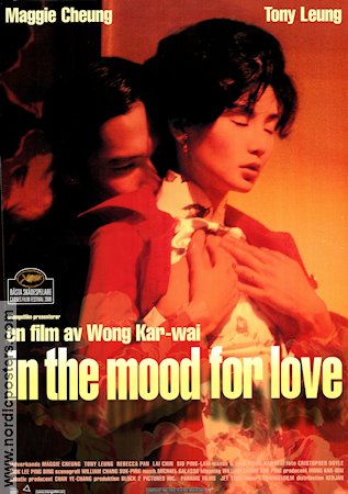 In the Mood for Love 2000 movie poster Maggie Cheung Tony Leung Kar-Wai Wong Country: Hong Kong Romance Asia