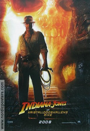 Indiana Jones and the Kingdom of the Crystal Skull 2008 movie poster Harrison Ford Steven Spielberg