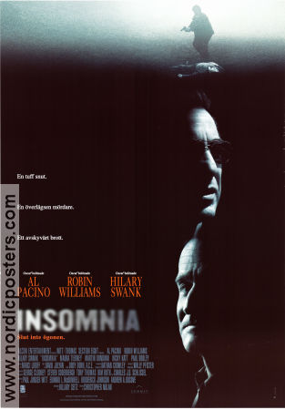 Insomnia 2002 poster Al Pacino Christopher Nolan