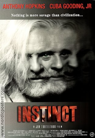 Instinct 1999 poster Anthony Hopkins Jon Turteltaub