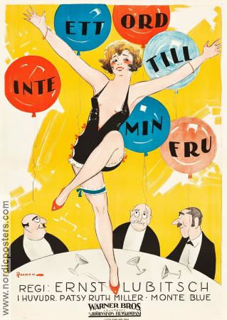 So This Is Paris 1926 movie poster Monte Blue Patsy Ruth Miller Ernst Lubitsch