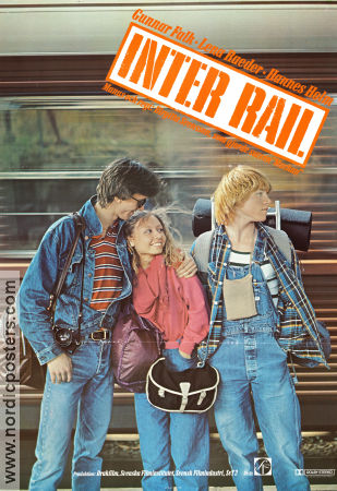 Inter Rail 1981 poster Nadala Batiste Birgitta Svensson