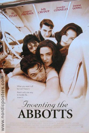 Inventing the Abbotts 1997 movie poster Liv Tyler Joaquin Phoenix Jennifer Connelly Pat O´Connor