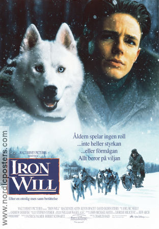 Iron Will 1994 movie poster Mackenzie Astin Kevin Spacey David Ogden Stiers Charles Haid Dogs