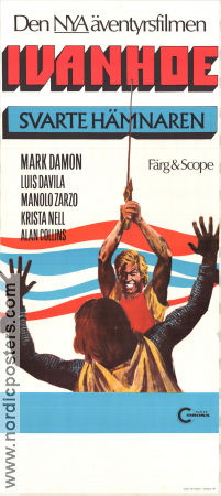 La spada normanna 1971 movie poster Mark Damon Luis Davila Krista Nell Roberto Mauri