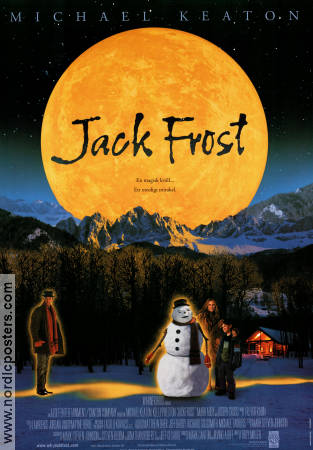 Jack Frost 1998 movie poster Michael Keaton Kelly Preston Joseph Cross Troy Miller Kids
