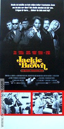 Jackie Brown 1997 movie poster Pam Grier Michael Keaton Robert De Niro Quentin Tarantino