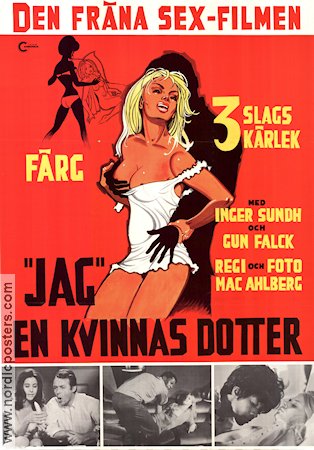 3 slags kaerlighed 1969 movie poster Inger Sundh Mac Ahlberg Denmark