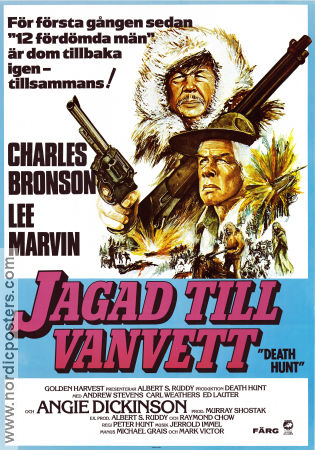 Death Hunt 1981 movie poster Charles Bronson Lee Marvin Andrew Stevens Peter R Hunt