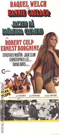 Hannie Caulder 1971 movie poster Raquel Welch Ernest Borgnine Christopher Lee Burt Kennedy