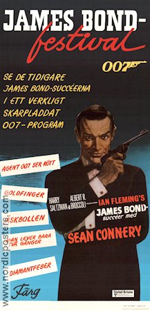 James Bond-festival 1974 movie poster Sean Connery Find more: Festival
