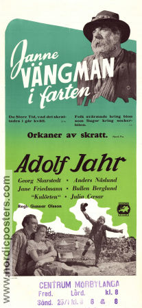 Janne Vängman i farten 1952 poster Adolf Jahr Gunnar Olsson