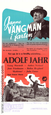 Janne Vängman i farten 1952 movie poster Adolf Jahr Julia Caesar Georg Skarstedt Gunnar Olsson