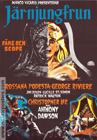 La vergine de Norimberga 1963 poster Rossana Podesta Antonio Margheriti