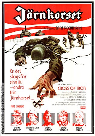 Cross of Iron 1977 poster James Coburn Sam Peckinpah