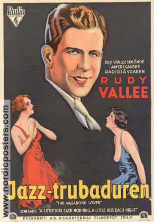 The Vagabond Lover 1929 movie poster Rudy Vallee Sally Blane Marshall Neilan