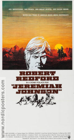 Jeremiah Johnson 1972 movie poster Robert Redford Will Geer Delle Bolton Sydney Pollack Find more: Large poster